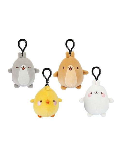 (Mis 0) MOLANG Peluche Portachiavi 10cm 4ass c/bagclip…x120